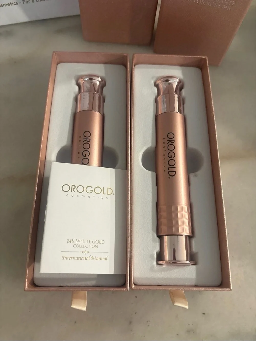 Orogold 24k Rose gold wrinkle smoothing solution
